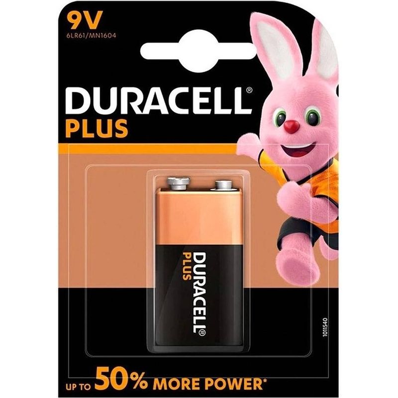 Foto van Duracell 9v blokbatterij mn1604