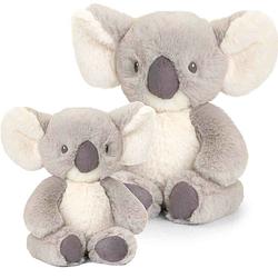 Foto van Pluche knuffels koala familie 14 en 25 cm - knuffeldier