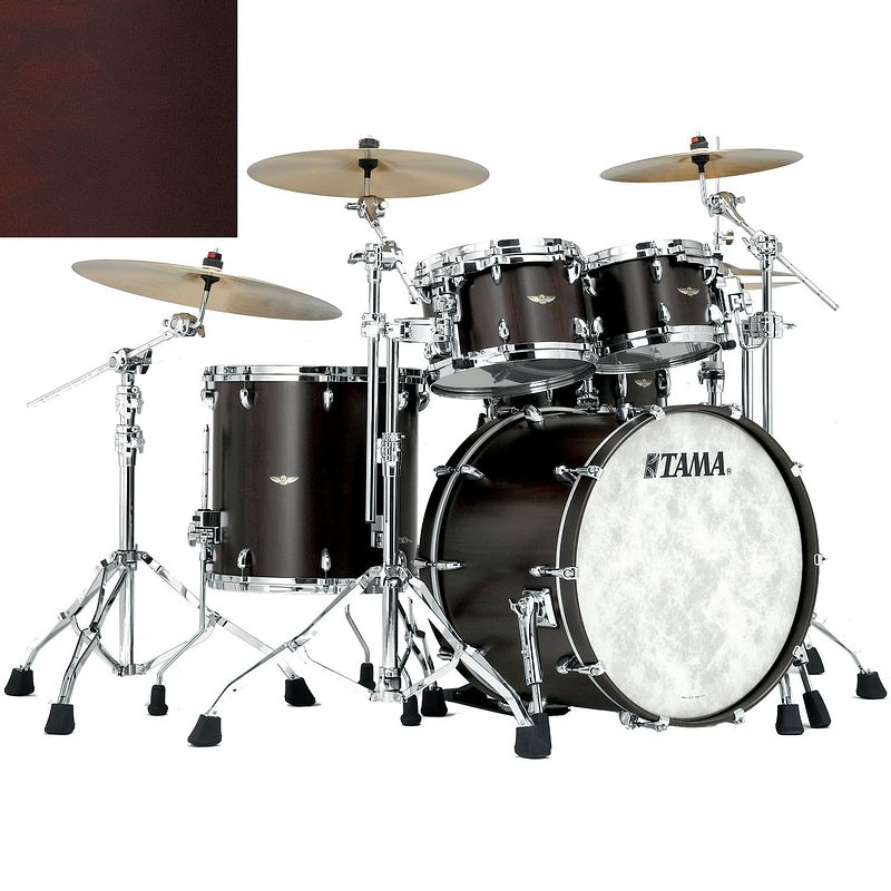 Foto van Tama tw42rzs-dmw star walnut shellset dark mocha walnut