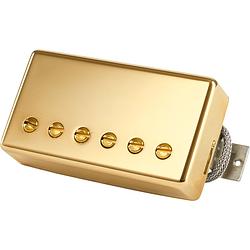 Foto van Gibson 57 classic underwound double black gold cover underwound humbucker element