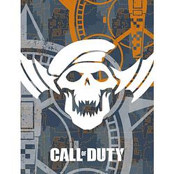 Foto van Call of duty fleecedeken skull - 130 x 170 cm - polyester