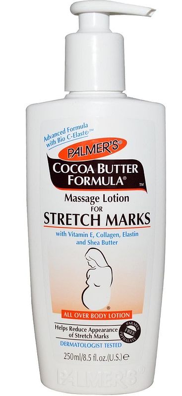 Foto van Palmers cocoa butter formula massage lotion striae