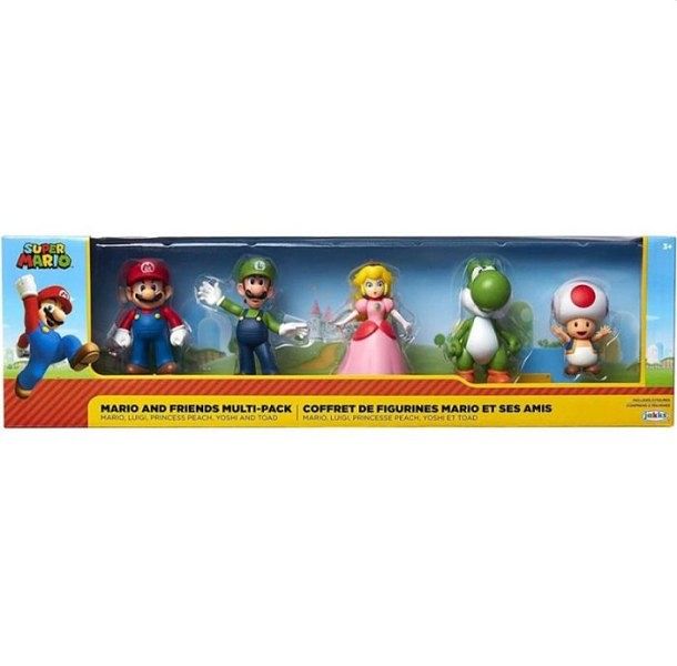 Foto van Super mario figuren 6,5cm 5 pack