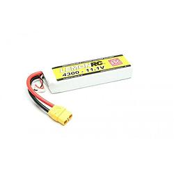 Foto van Lemonrc lipo accupack 11.1 v 4300 mah aantal cellen: 3 35 c softcase xt90