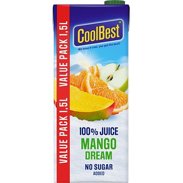 Foto van Coolbest mango dream voordeelpak 1, 5l bij jumbo