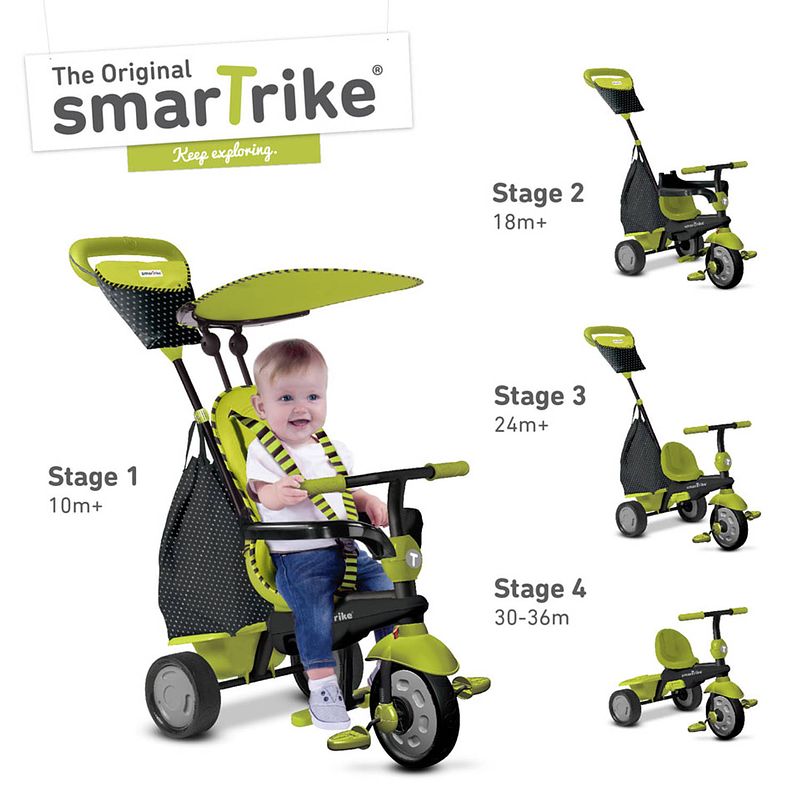 Foto van Smartrike glow 4-in-1 driewieler - groen