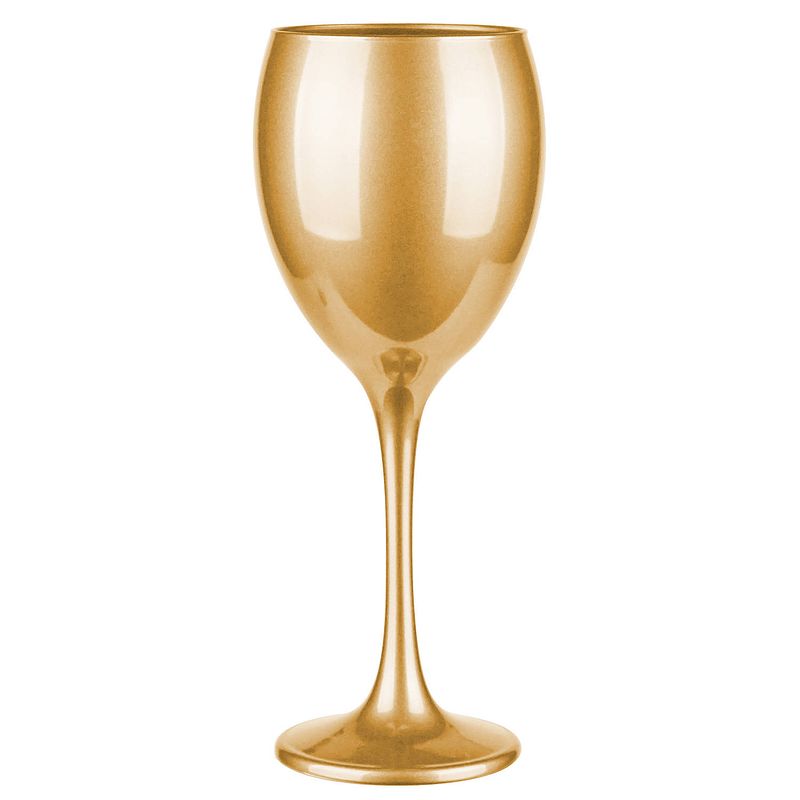 Foto van Glasmark wijnglazen - 6x - gold collection - 300 ml - glas - wijnglazen