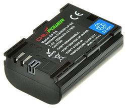 Foto van Chilipower lp-e6 accu voor canon - 1850mah