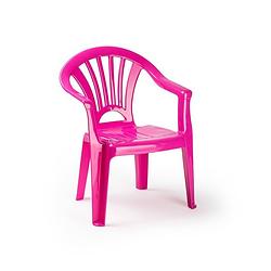 Foto van Kinderstoelen roze kunststof 35 x 28 x 50 cm - kinderstoelen