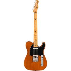 Foto van Fender limited edition vintera 's70s telecaster mn mocha elektrische gitaar met deluxe gigbag