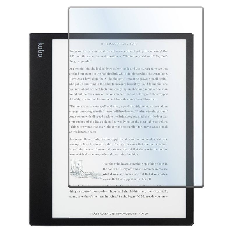 Foto van Basey kobo elipsa 2e screenprotector tempered glass - kobo elipsa 2e screen protector