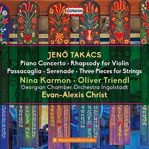 Foto van Takacs: piano concerto - rhapsody for violin - passacaglia - cd (0845221054384)