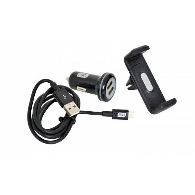 Foto van Carpoint laderset 3 in 1 usb