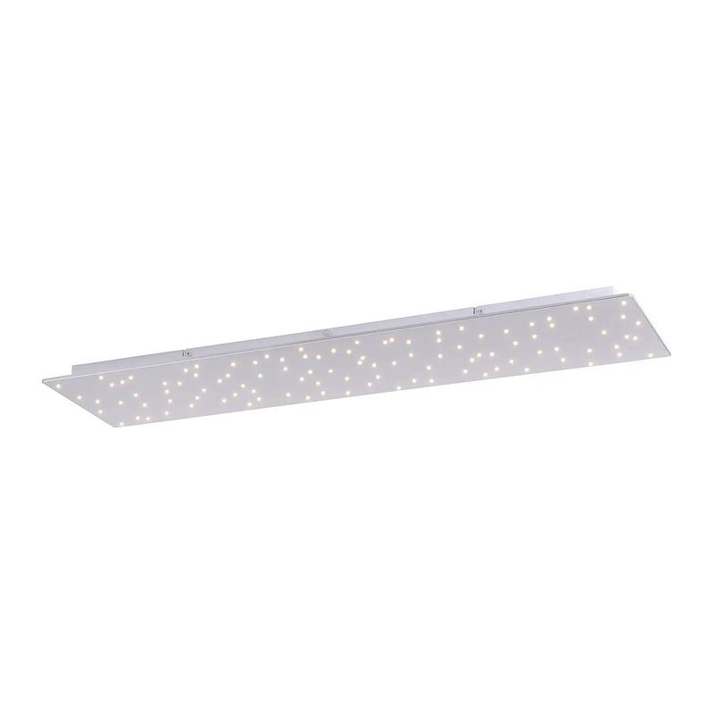 Foto van Lamponline plafondlamp sparkle l 100 cm b 25 cm mat chroom