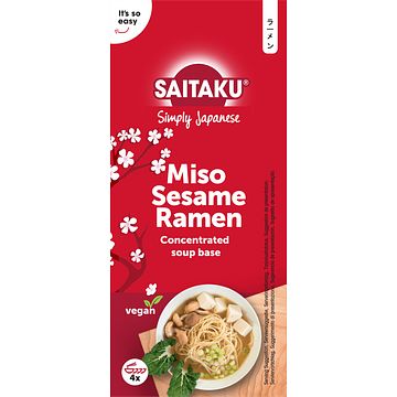 Foto van Saitaku miso sesame ramen 4 x 50g bij jumbo