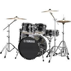 Foto van Yamaha rdp0f5 rydeen black glitter drumstel met paiste bekkens