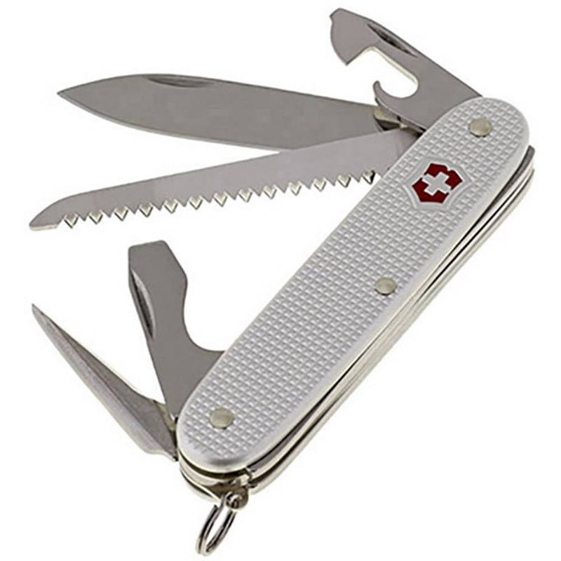 Foto van Victorinox pionier 0.8241.26 zwitsers zakmes aantal functies: 9 zilver