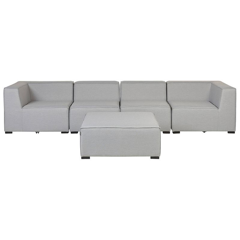 Foto van Beliani arezzo - loungeset-grijs-polyester