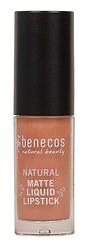Foto van Benecos natural matte liquid lipstick desert rose