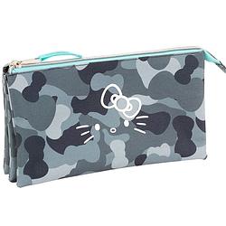 Foto van Hello kitty camouflage - etui - 22 cm - multi