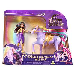 Foto van Unicorn academy sophia & light magic wildstar speelset met licht