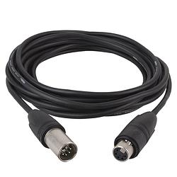 Foto van Dap fl83 dmx-kabel xlr 5-pins m-f met neutrik xx-hd serie 10 meter