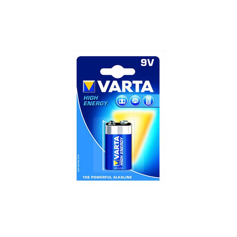 Foto van Varta varta high energy 6lr61 mn1604 9v 4922121411