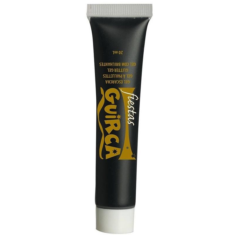 Foto van Fiestas guirca make-up tube waterbasis 20 ml zwart
