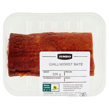 Foto van Jumbo grillworst sate ca. 225g