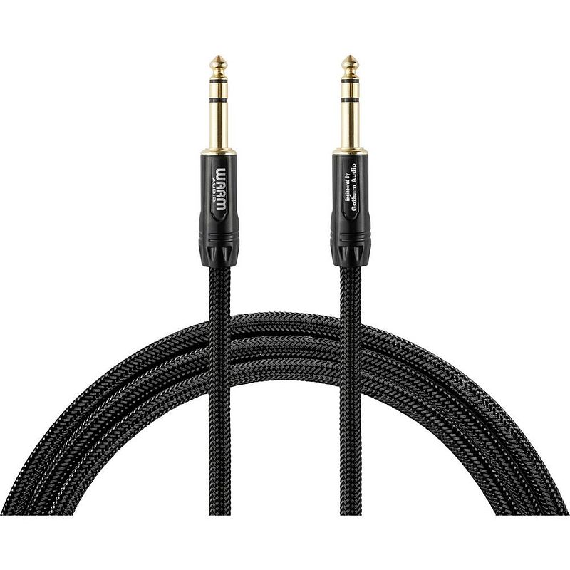 Foto van Warm audio premier series instrumenten aansluitkabel [1x jackplug male 6,3 mm - 1x jackplug male 6,3 mm] 1.80 m zwart