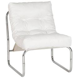 Foto van 24designs fauteuil luguso - wit kunstleer