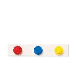 Foto van Lego - kapstok, rood/blauw/geel - polypropyleen - lego