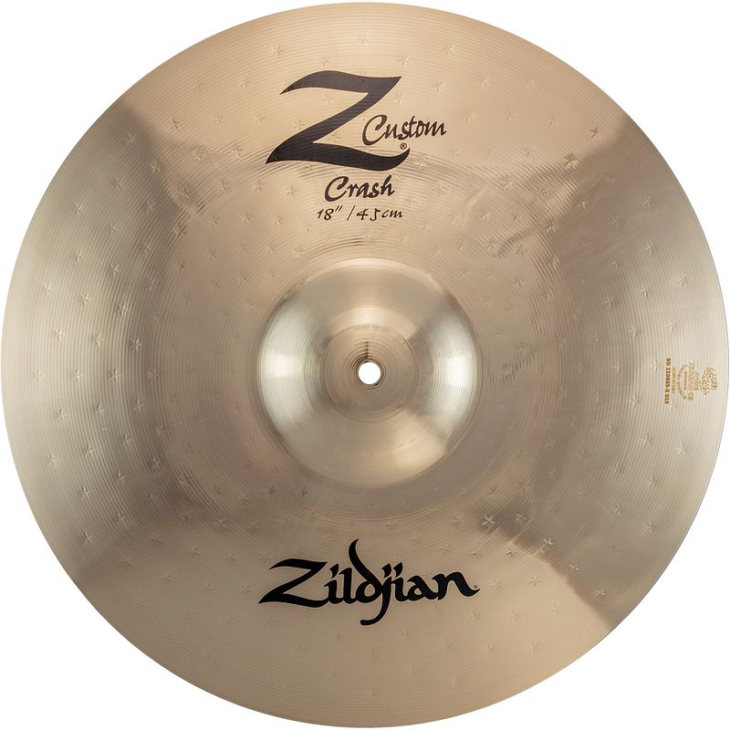 Foto van Zildjian z40115 z custom crash brilliant 18 inch crash bekken