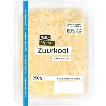 Foto van Jumbo verse zuurkool 250 g kleinverpakking