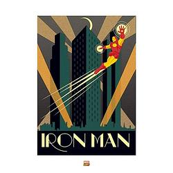 Foto van Pyramid marvel deco iron man kunstdruk 60x80cm