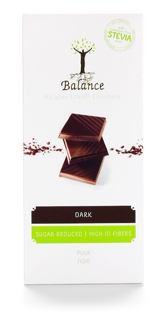 Foto van Balance chocoladetablet suikerarm puur