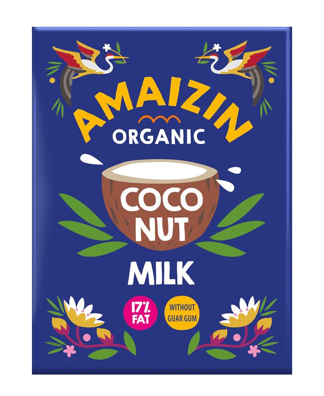 Foto van Amaizin organic coconut milk without guar gum