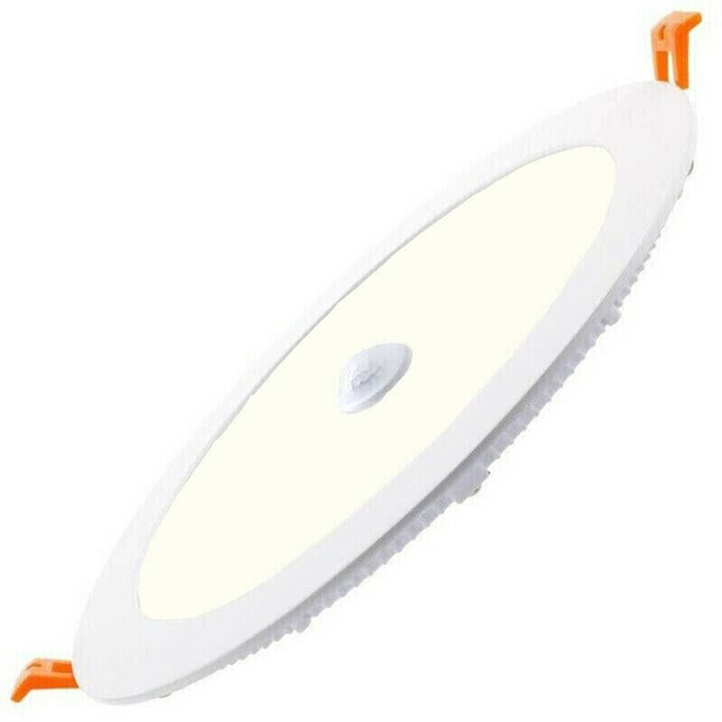 Foto van Led downlight slim - facto dury - pir bewegingssensor 360° + dag en nacht sensor - 20w - natuurlijk wit 4000k - inbouw -