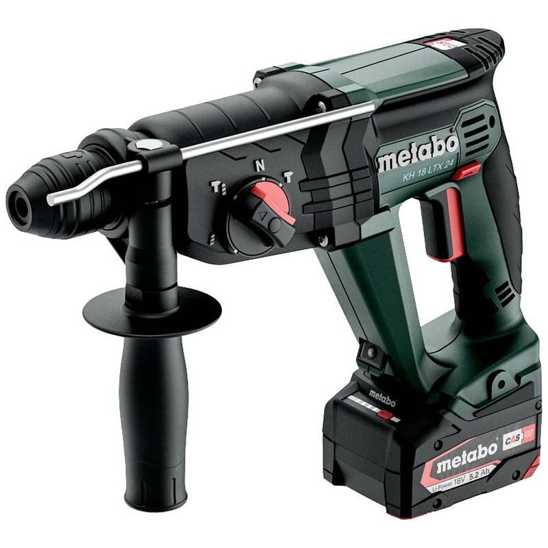 Foto van Metabo kh 18 ltx 24 sds-plus-accu-combihamer 18 v 5.2 ah