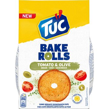 Foto van Lu tuc bake rolls crackers tomato & olive 150g bij jumbo