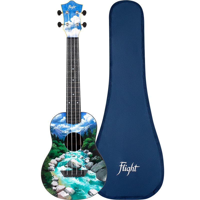 Foto van Flight travel series tuc slovenia concert ukelele met gigbag