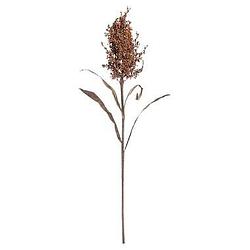 Foto van Wild dried look millet spray - oranje - 82 cm - leen bakker