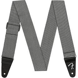 Foto van Fender modern tweed strap white black gitaarband