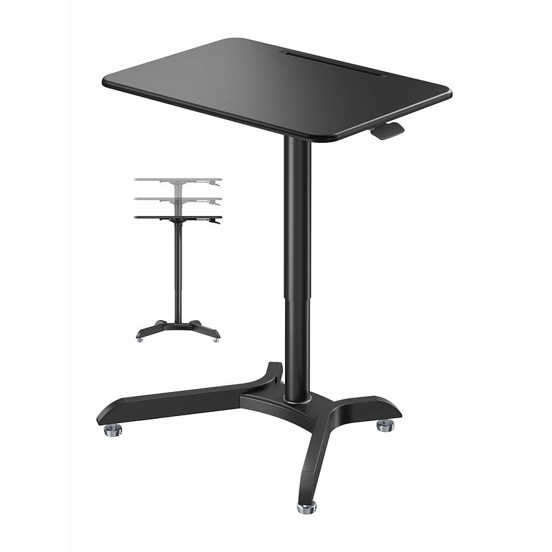 Foto van Bureau zit sta verstelbaar - laptoptafel - lessenaar - werkblad 71 cm x 50 cm