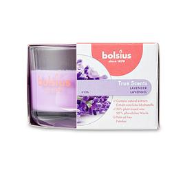 Foto van Bolsius geurkaars true scents - lavendel - 8 cm