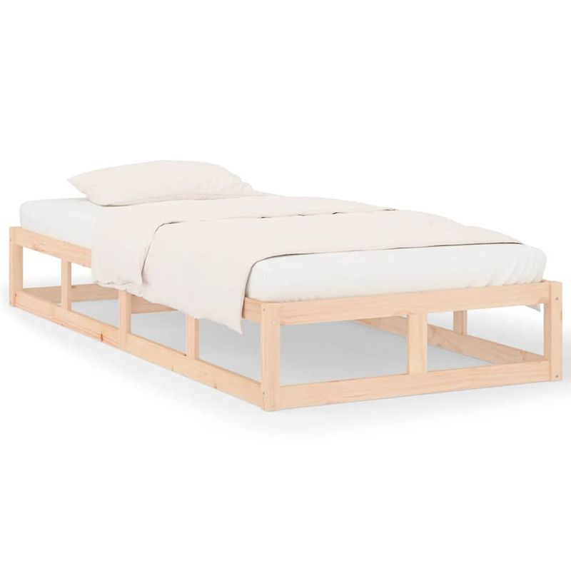 Foto van Vidaxl bedframe massief hout 100x200 cm