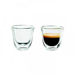 Foto van De'slonghi dubbelwandige espresso glazen - 2 stuks
