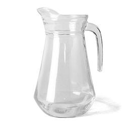 Foto van Glazen water karaf/waterkan 1.3 liter - karaffen