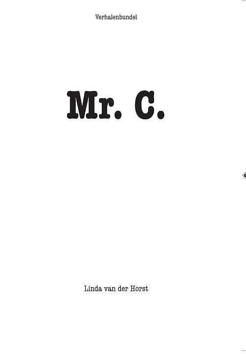 Foto van Mr c. - linda van der horst - ebook