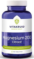Foto van Vitakruid magnesium 200 citraat tabletten